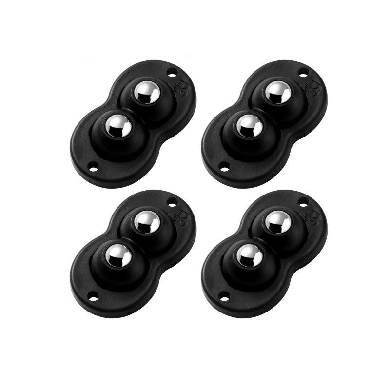 Self-Adhesive Furniture Casters Set of 4 – 360° Rotation for Easy Mobility and Floor Protection 0
