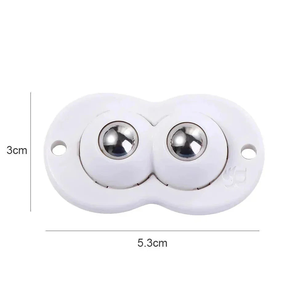 Self-Adhesive Furniture Casters Set of 4 – 360° Rotation for Easy Mobility and Floor Protection 3