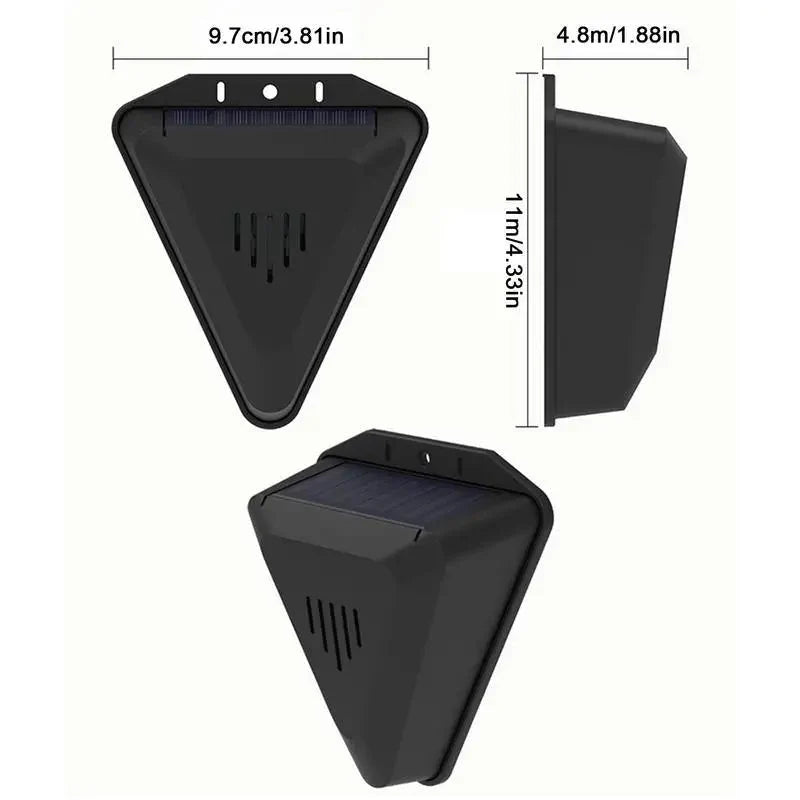 Solar Bird Deterrent for Garden – Automatic Sound Repeller with Waterproof Housing 3