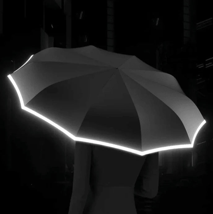 Travel Umbrella – Windproof Automatic Opening with Reflective Edge for City Use 7