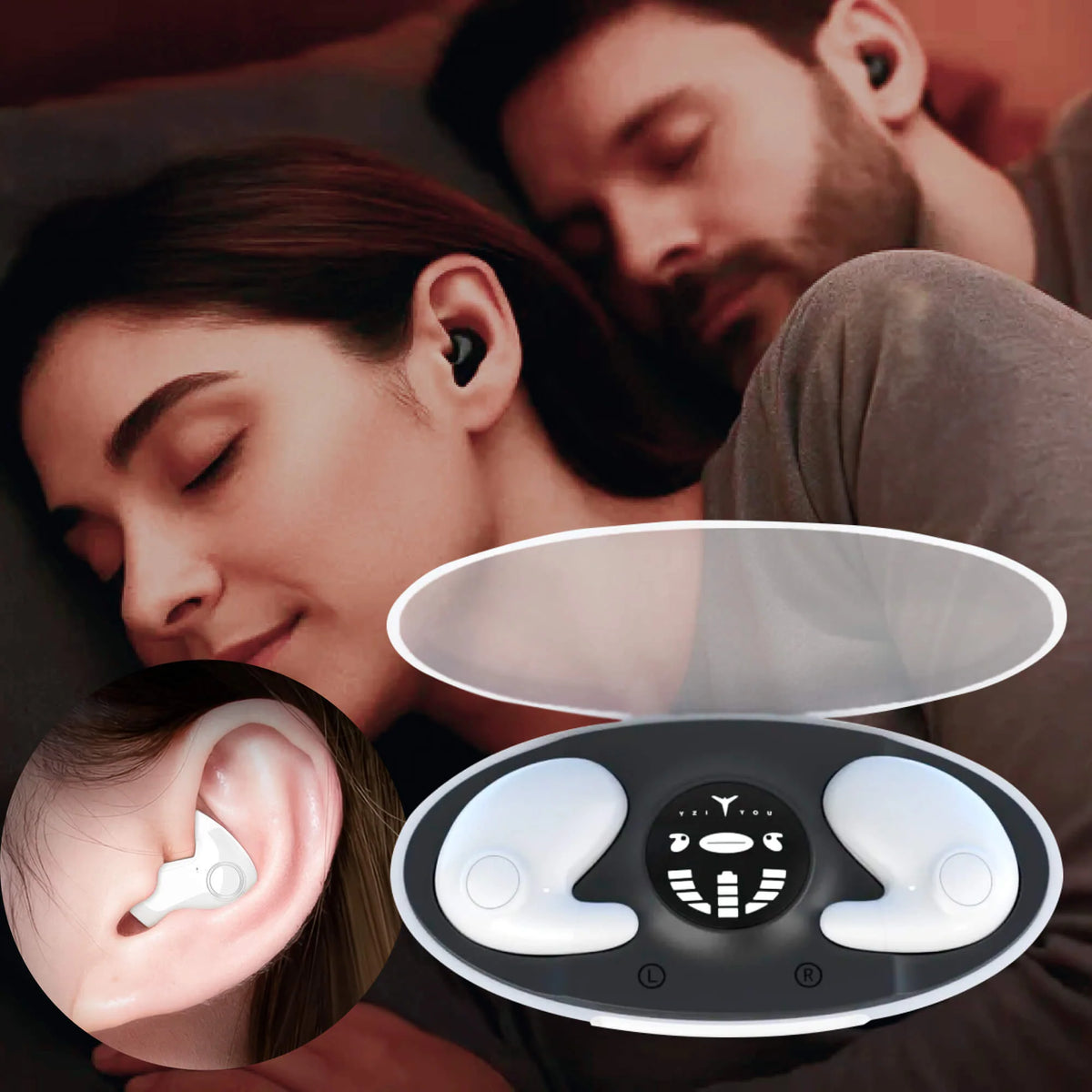 Wireless Noise Cancelling Earbuds for Sleeping – Lightweight, IPX5 Waterproof, Bluetooth 5.3 10