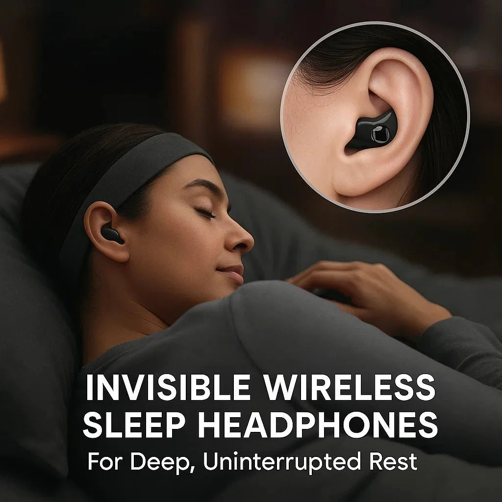 Wireless Noise Cancelling Earbuds for Sleeping – Lightweight, IPX5 Waterproof, Bluetooth 5.3 2