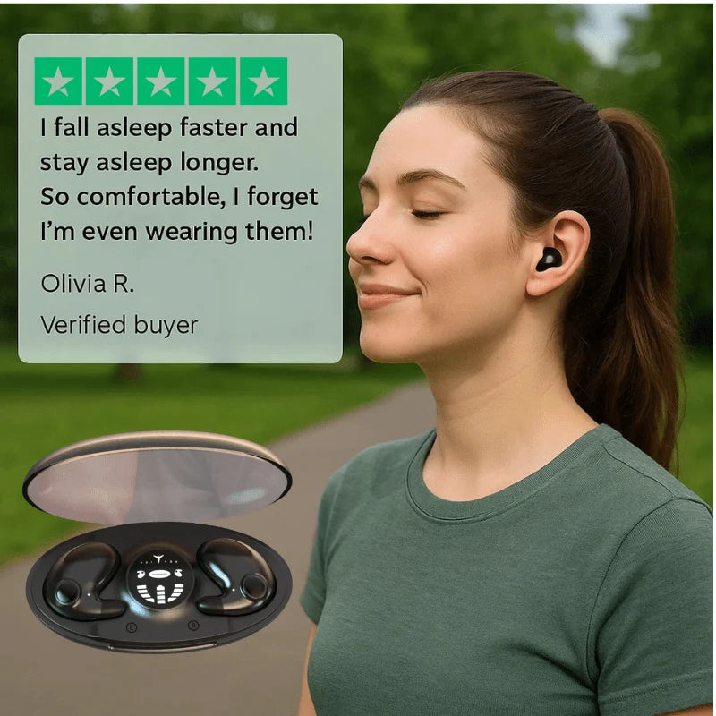 Wireless Noise Cancelling Earbuds for Sleeping – Lightweight, IPX5 Waterproof, Bluetooth 5.3 8