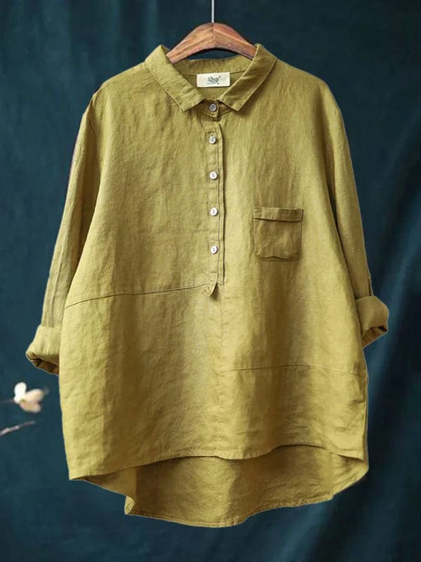 Women's Blouse for Summer – Lightweight Long Sleeve Top in Plus Size 0