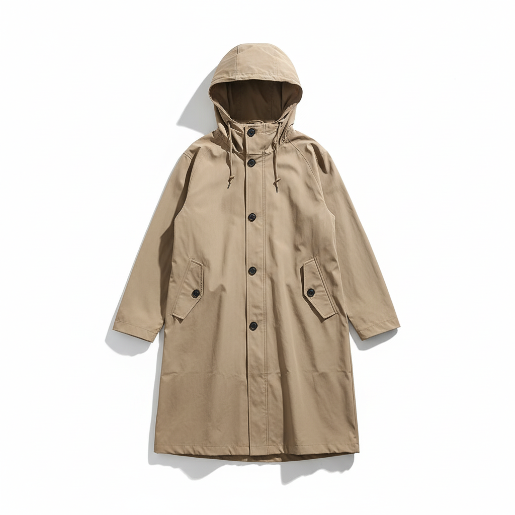 Women's Casual Jacket with Hood – Long, Button Front, Pockets for Outdoor Use 6