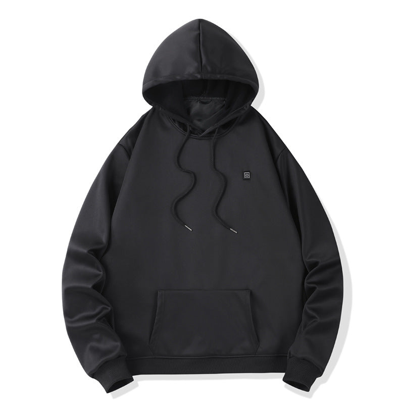 Women's Heated Hoodie with Adjustable Heating Zones – Comfortable Winter Sweatshirt for Layering 1