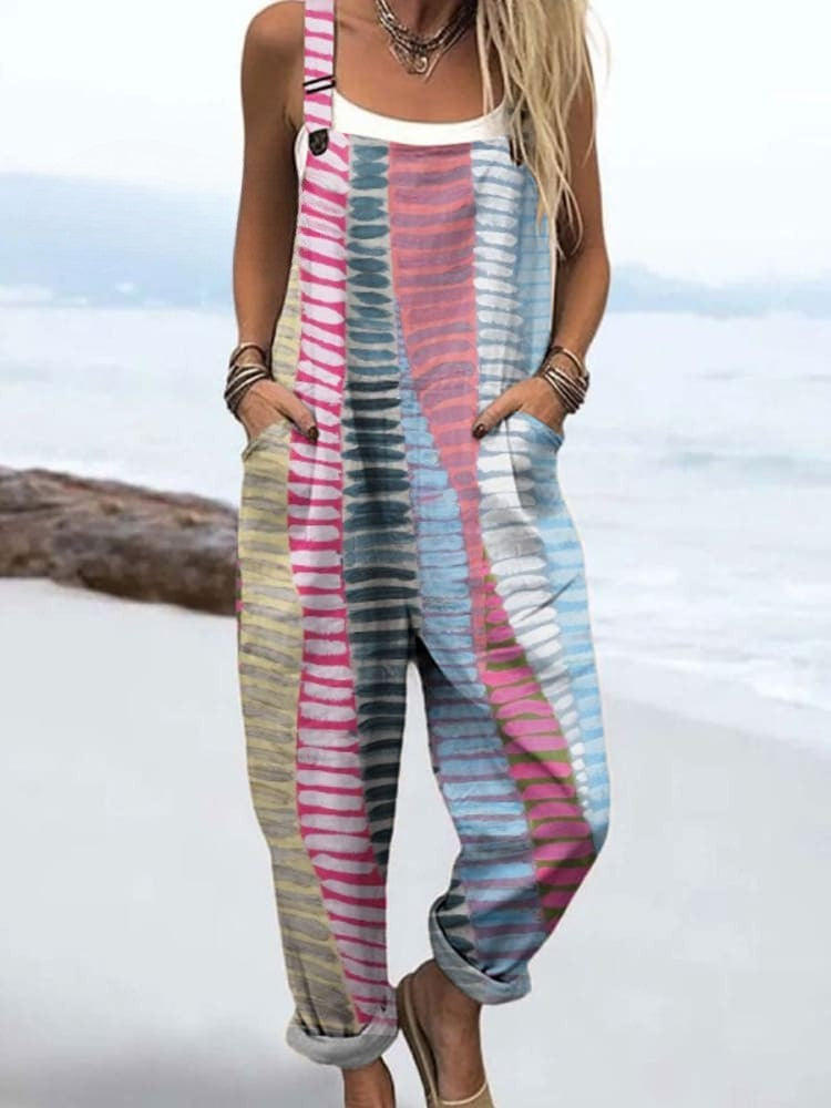 Women's Jumpsuit for Summer – Lightweight Relaxed Fit with Breathable Fabric 0