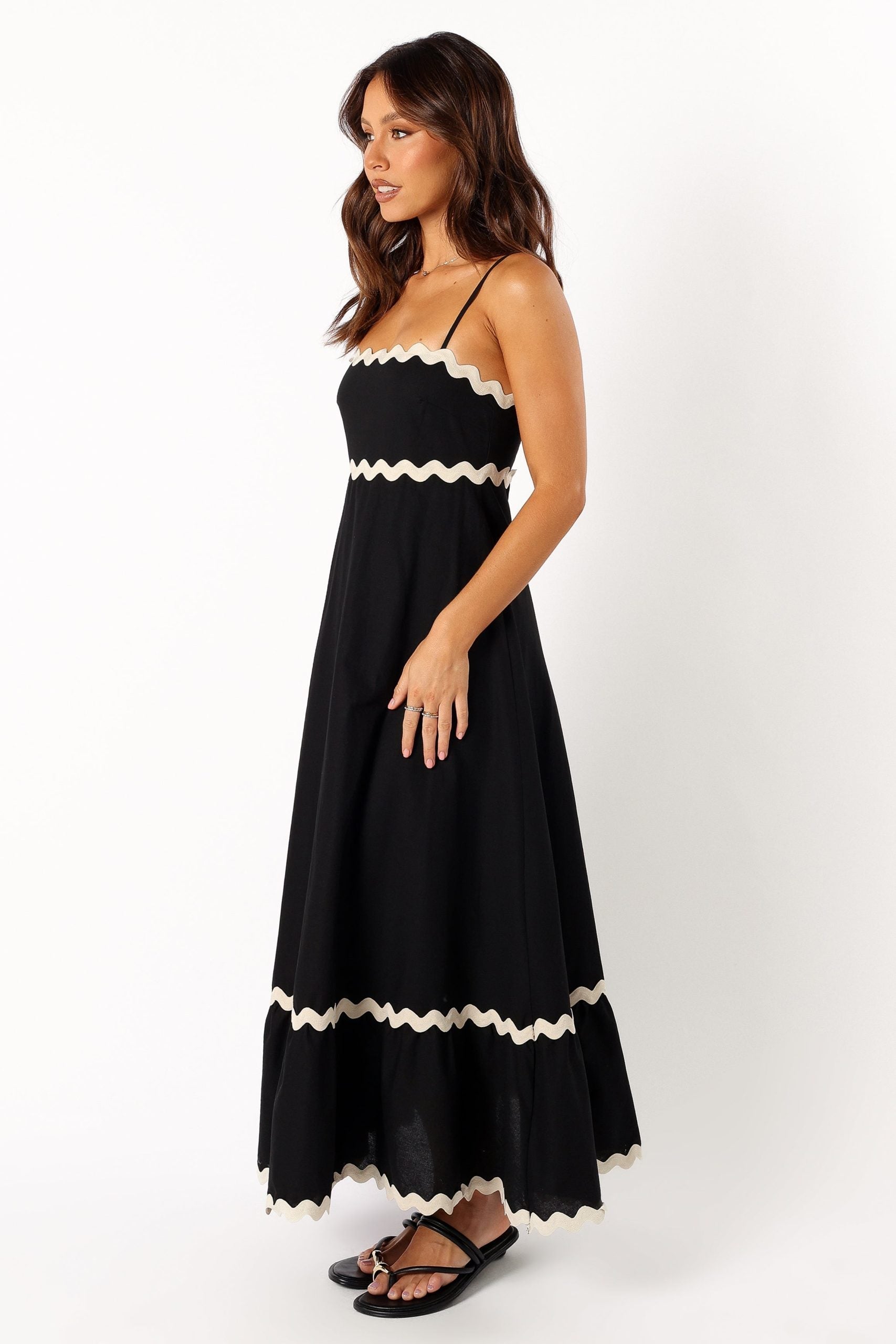 Women's Maxi Dress for Summer – Slim Straps and Flowing Silhouette 1