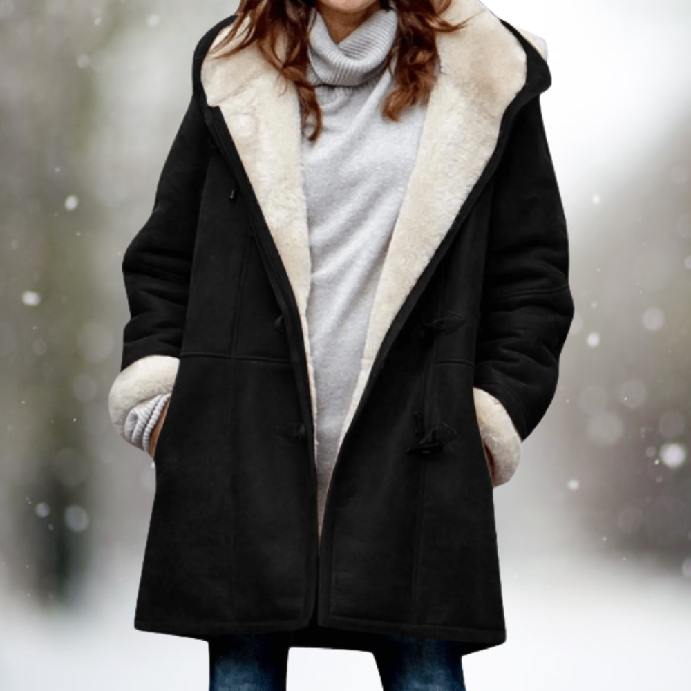 Women's Puffer Jacket for Winter – Oversized Hooded Snow Coat with Fleece Lining 2