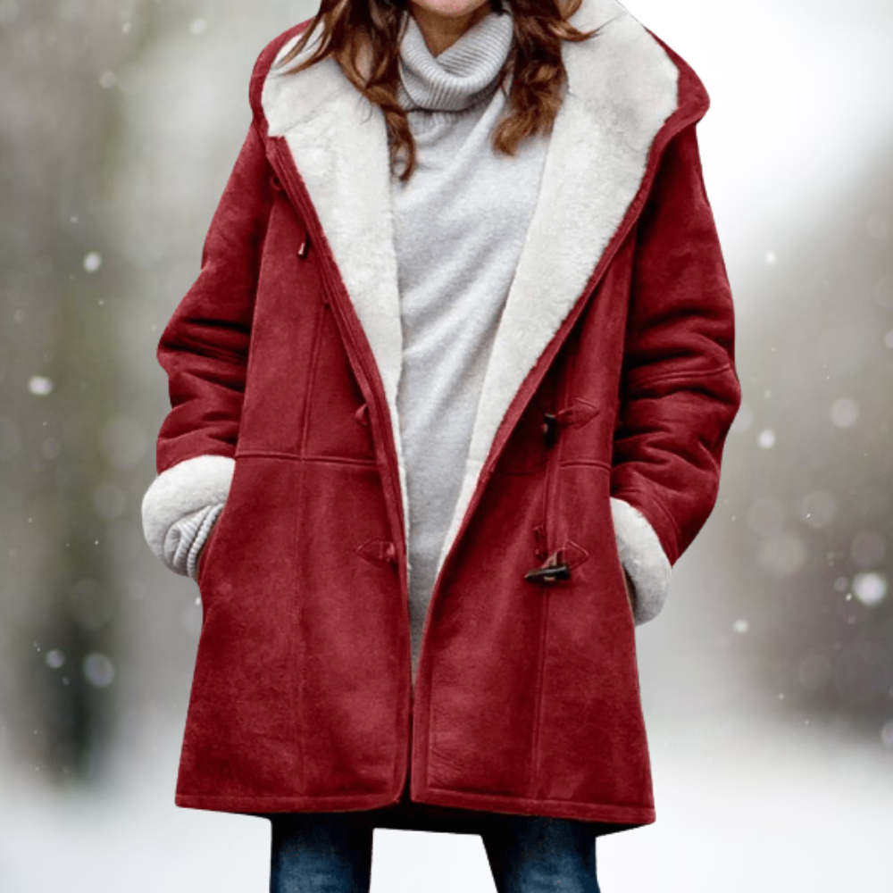 Women's Puffer Jacket for Winter – Oversized Hooded Snow Coat with Fleece Lining 3