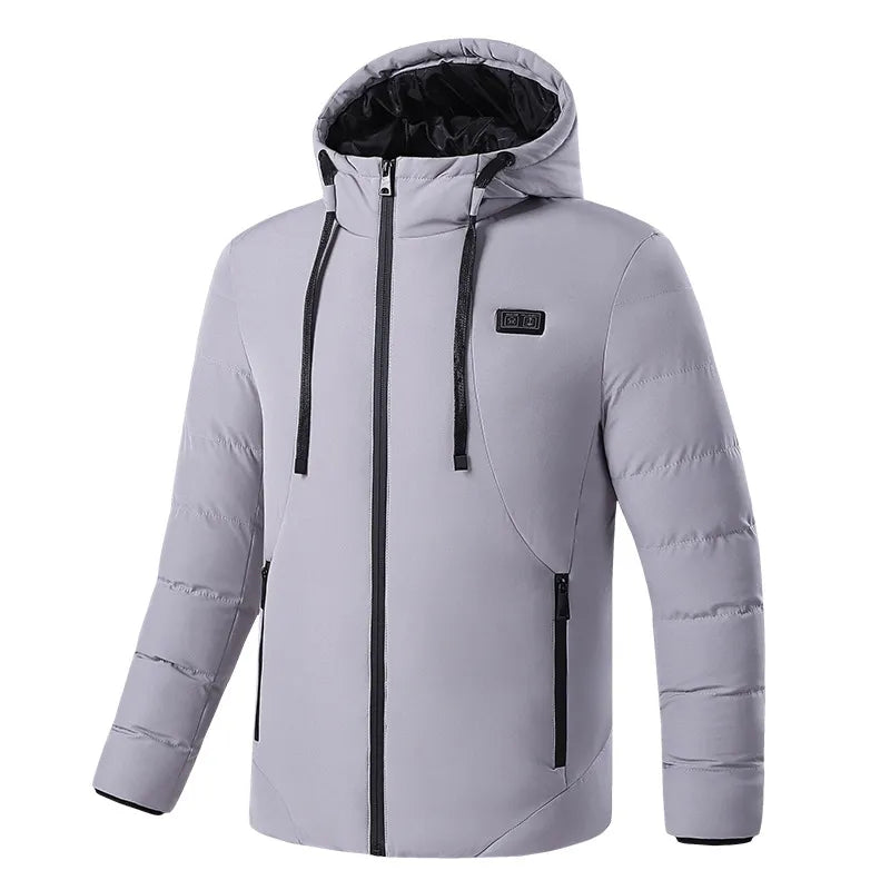 Women's Puffer Jacket with 11 Heating Zones – Quilted Longline Design for Winter Outdoors 6