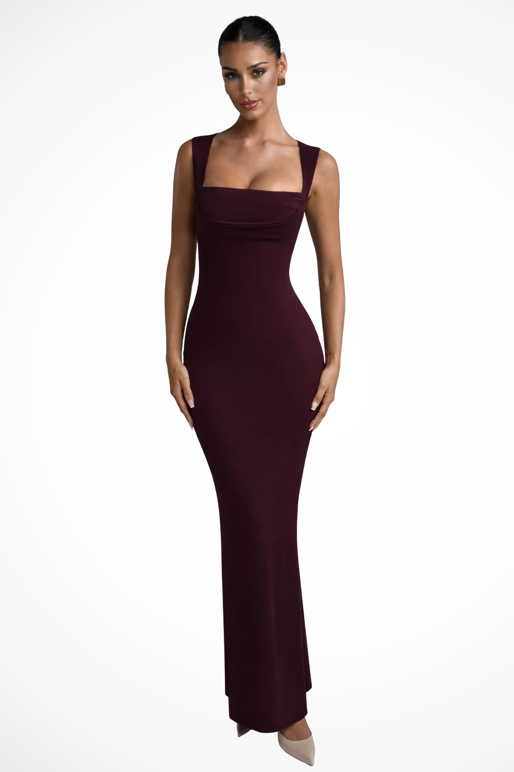 Women's Sculpted Maxi Dress – Elegant Fit for Special Occasions 0