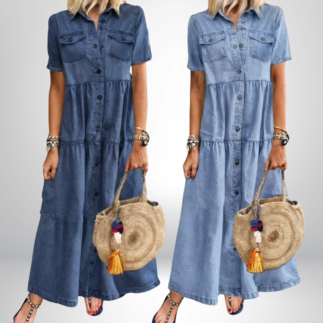 Women's Summer Dress – Soft Denim, Lightweight, Relaxed Fit for Casual Wear 2