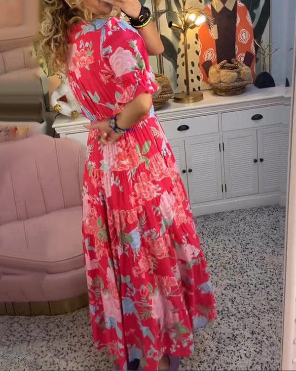 Womens Summer Floral Dress – Lightweight Plus Size Wedding Guest Dresses for Warm Days 8