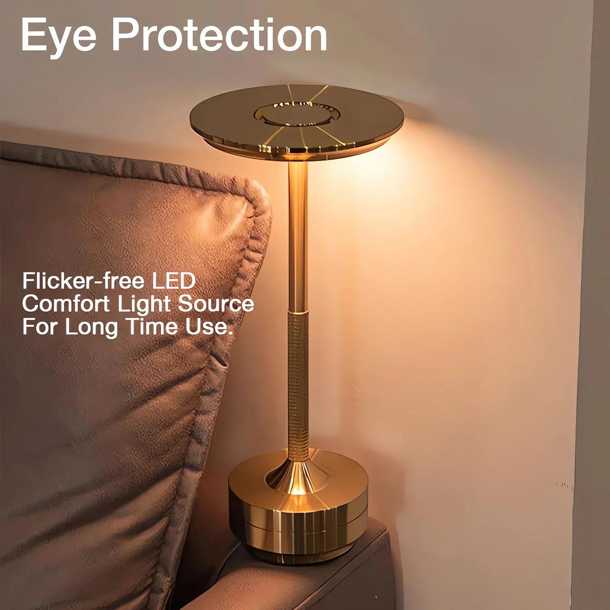 Battery Operated Table Lamp – Cordless Design with Adjustable Brightness for Bedroom and Office - We are MFEO