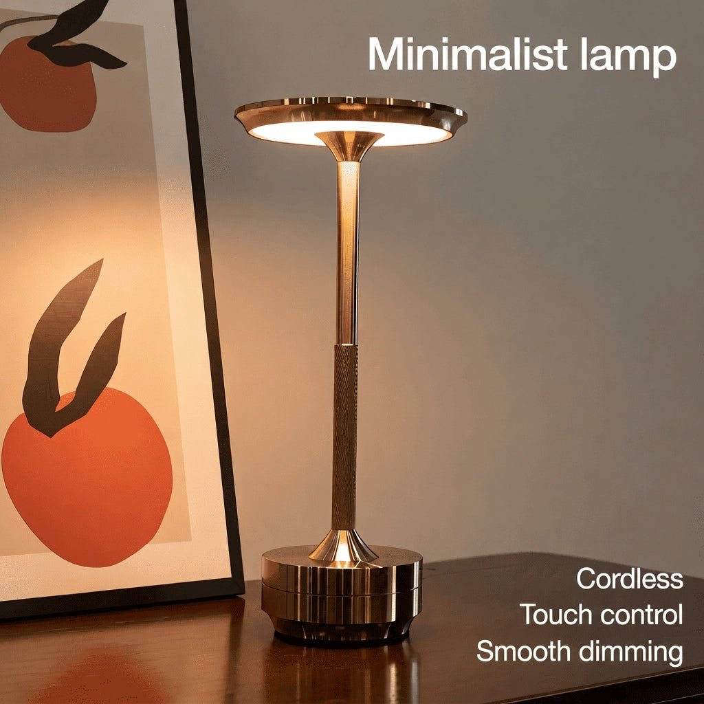 Battery Operated Table Lamp – Cordless Design with Adjustable Brightness for Bedroom and Office - We are MFEO