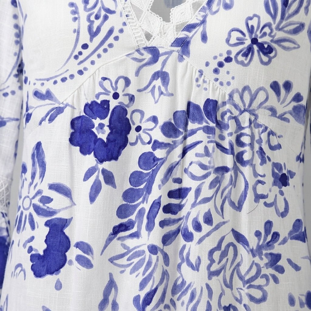 Boho Printed Mini Dress for Summer - Relaxed Fit - We are MFEO