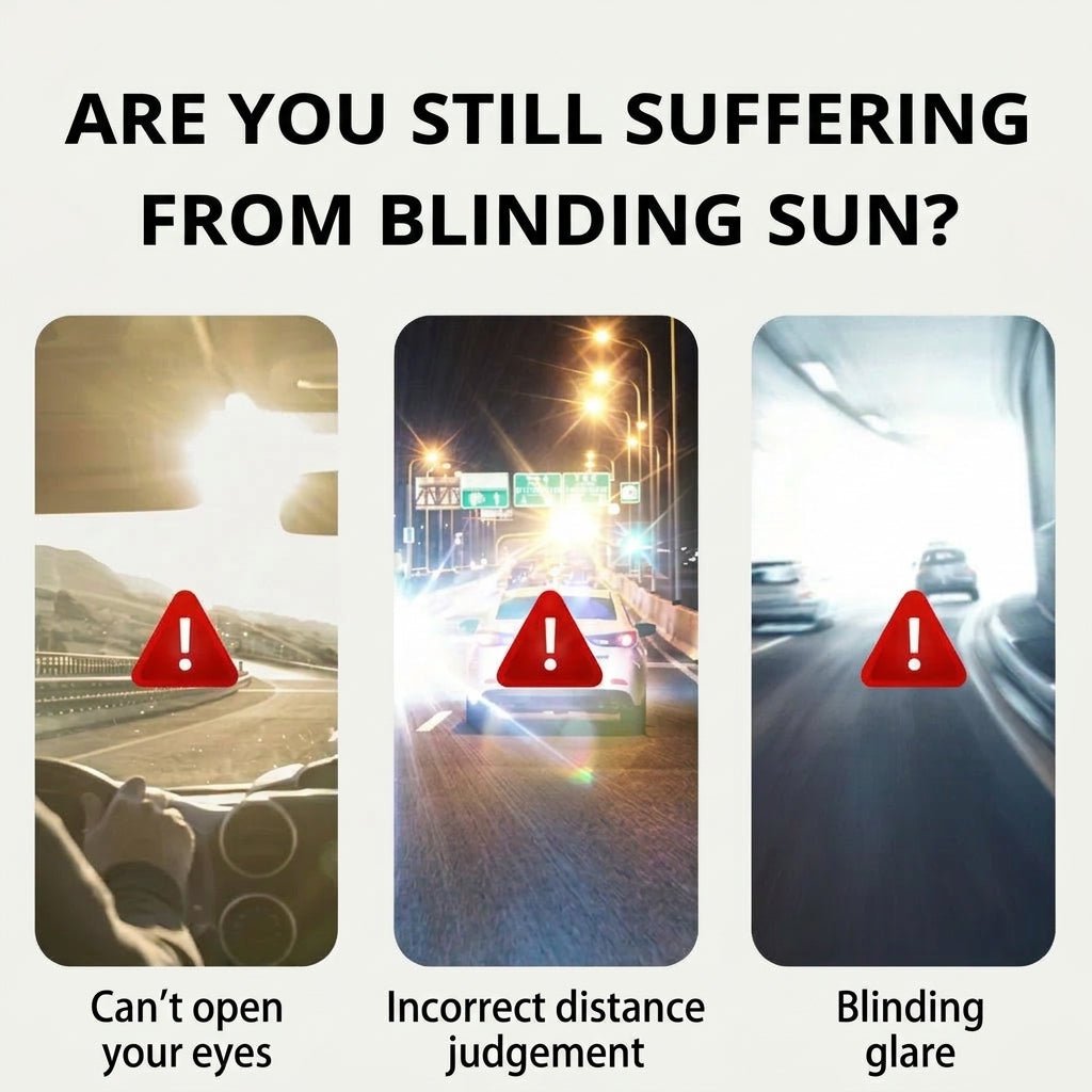 Car Sun Visor Adjustable Anti-Glare – 180° Swivel for Windshield Protection - We are MFEO