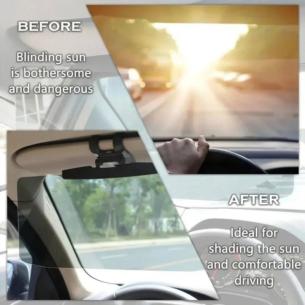 Car Sun Visor Adjustable Anti-Glare – 180° Swivel for Windshield Protection - We are MFEO