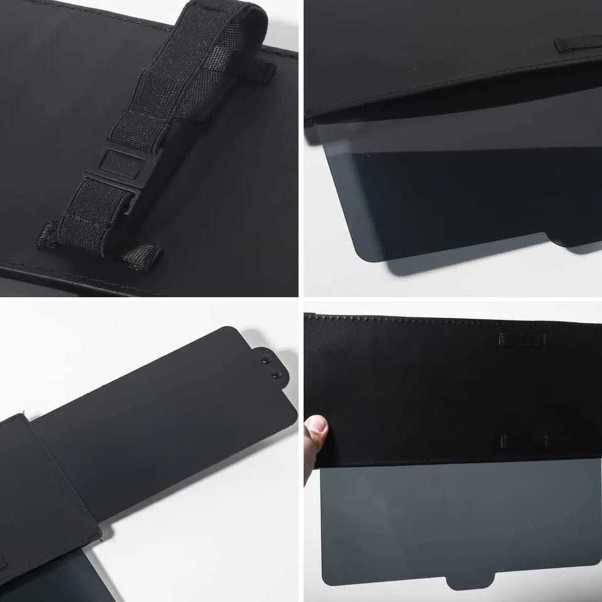 Car Sun Visor for Glare Reduction – Adjustable Dual Mode with Velcro Strap, Fits Most Vehicles - We are MFEO