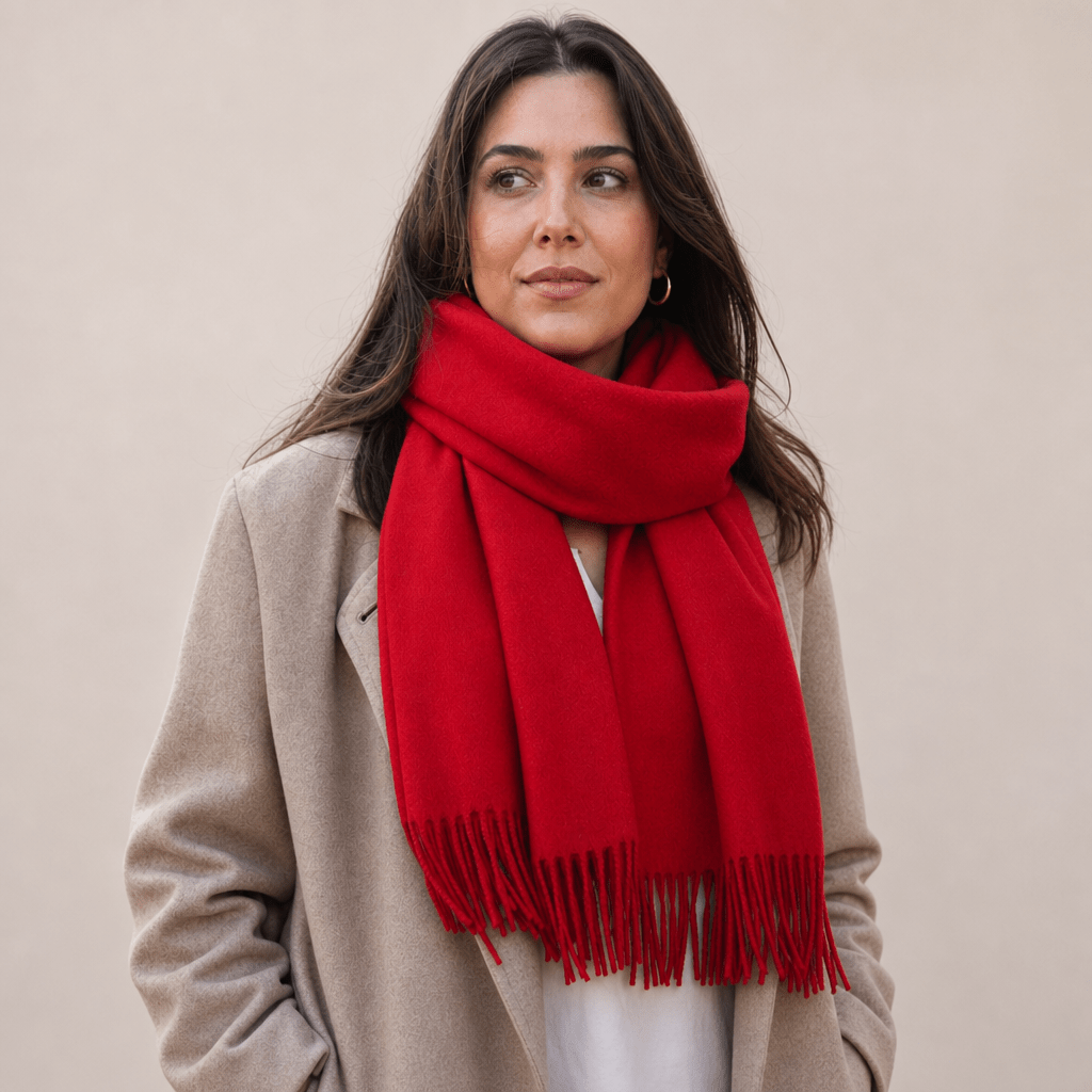 Cashmere Scarf for Women – Warm and Versatile Winter Accessory with Stylish Tassels - We are MFEO