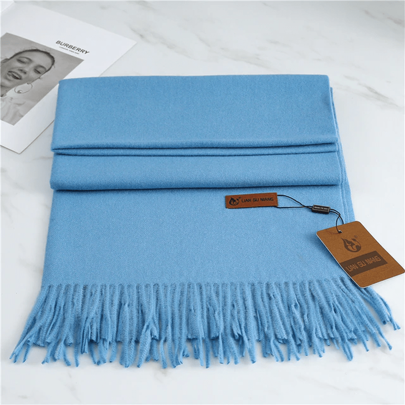 Cashmere Scarf for Women – Warm and Versatile Winter Accessory with Stylish Tassels - We are MFEO