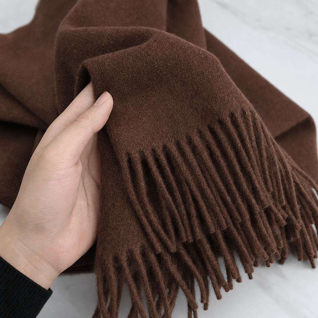 Cashmere Scarf for Women – Warm and Versatile Winter Accessory with Stylish Tassels - We are MFEO