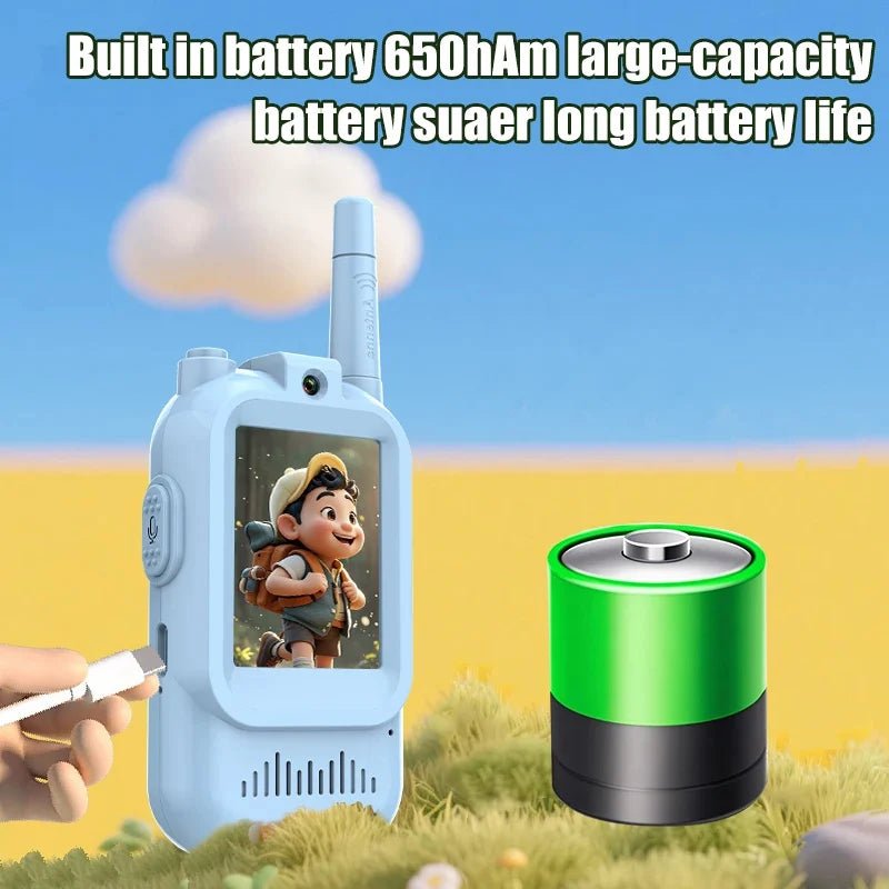 Children's Video Walkie Talkies – Long Range, Real-Time Communication for Indoor and Outdoor Play - We are MFEO