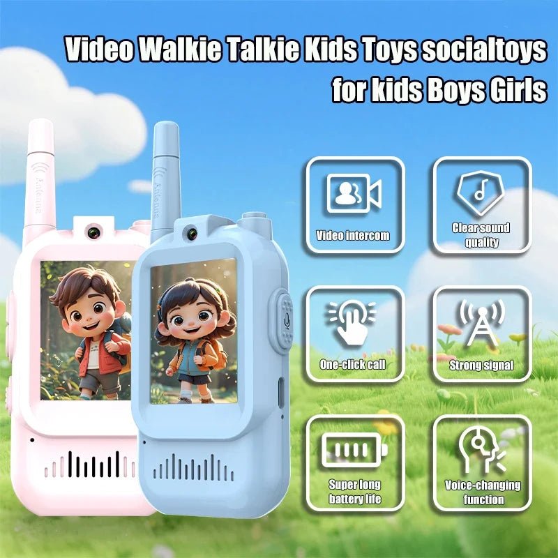 Children's Video Walkie Talkies – Long Range, Real-Time Communication for Indoor and Outdoor Play - We are MFEO
