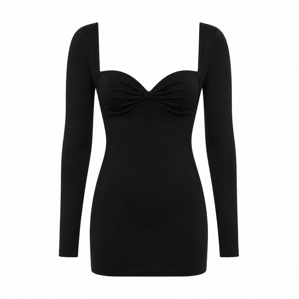 Cocktail Mini Dress with Sweetheart Neckline – Slim Fit - We are MFEO