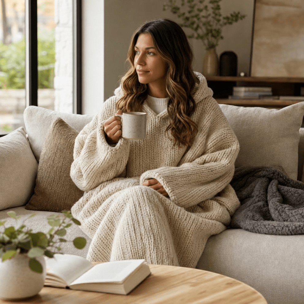 Cozy Knit Lounge Hoodie - We are MFEO