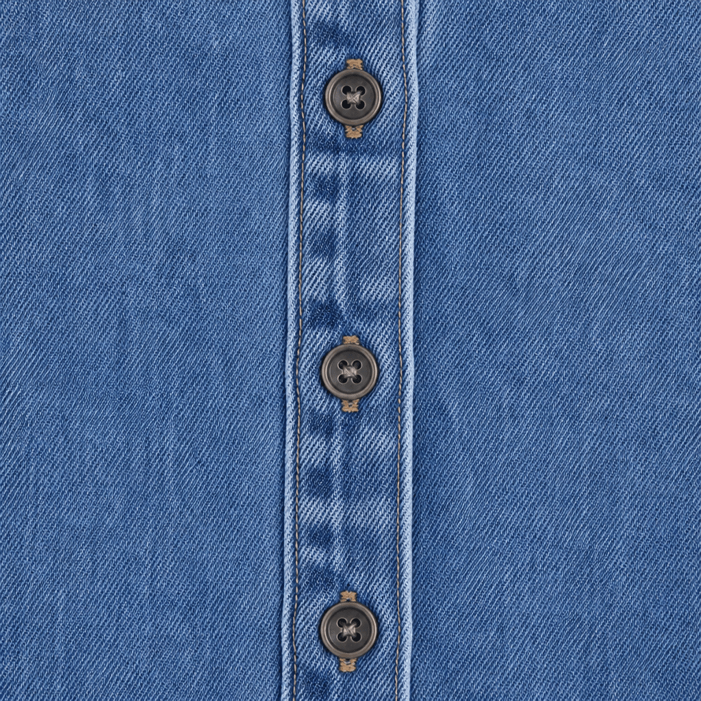 Denim Dress – Tailored Fit with Button Details - We are MFEO