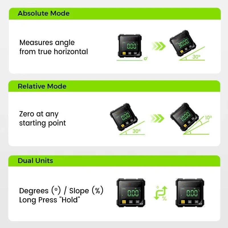 Digital Angle Finder with Laser – Accurate Measurement Tool for Woodworking and Metalworking - We are MFEO