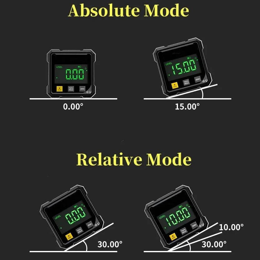 Digital Angle Finder with Laser – Accurate Measurement Tool for Woodworking and Metalworking - We are MFEO