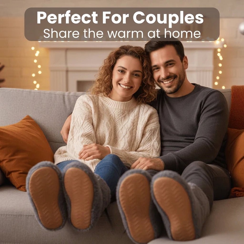 Electric Heated Slippers – Adjustable Heat, USB Rechargeable - We are MFEO