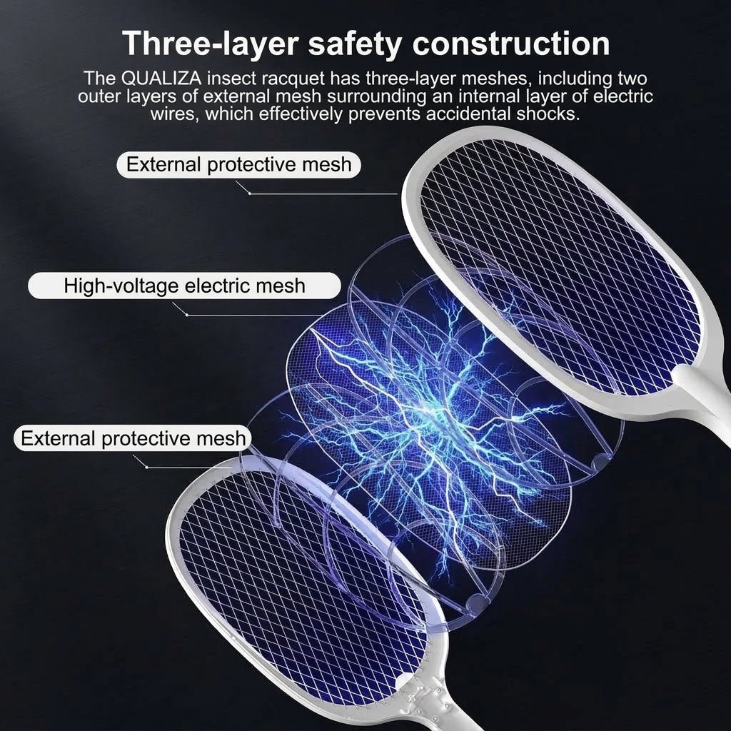 Electric Mosquito Swatter with UV Light – 3500V Insect Killer for Home Use - We are MFEO