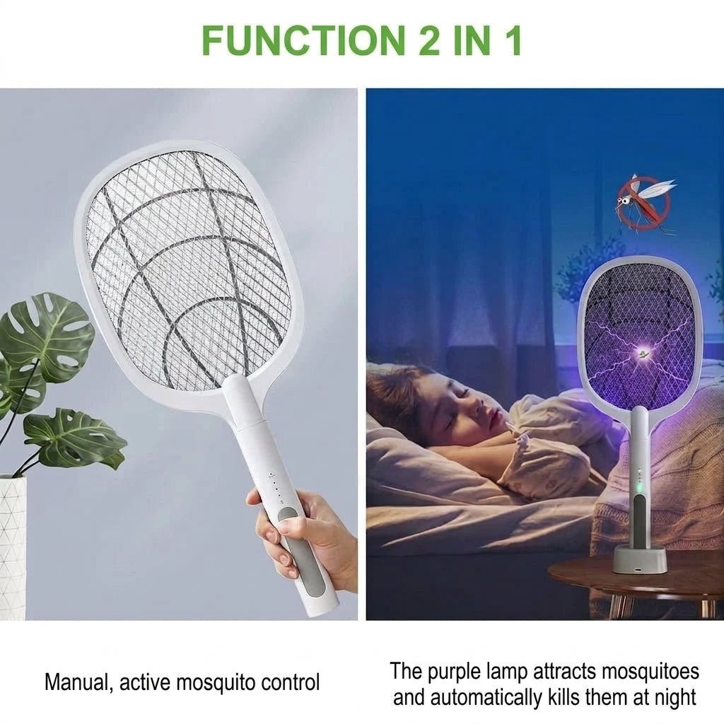 Electric Mosquito Swatter with UV Light – 3500V Insect Killer for Home Use - We are MFEO