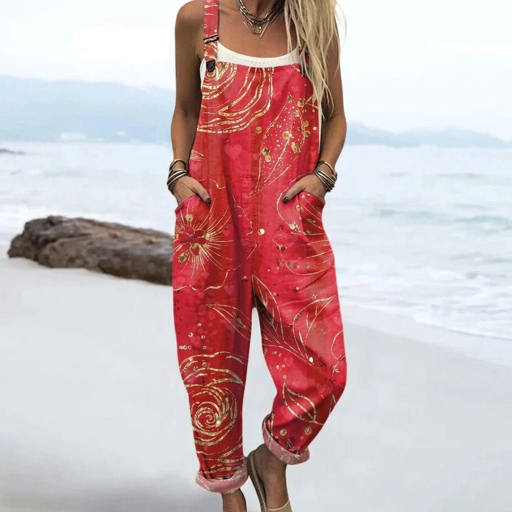 Floral Jumpsuit – Relaxed Fit, Lightweight Fabric - We are MFEO