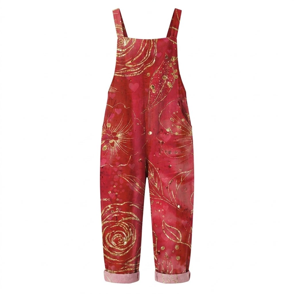 Floral Jumpsuit – Relaxed Fit, Lightweight Fabric - We are MFEO