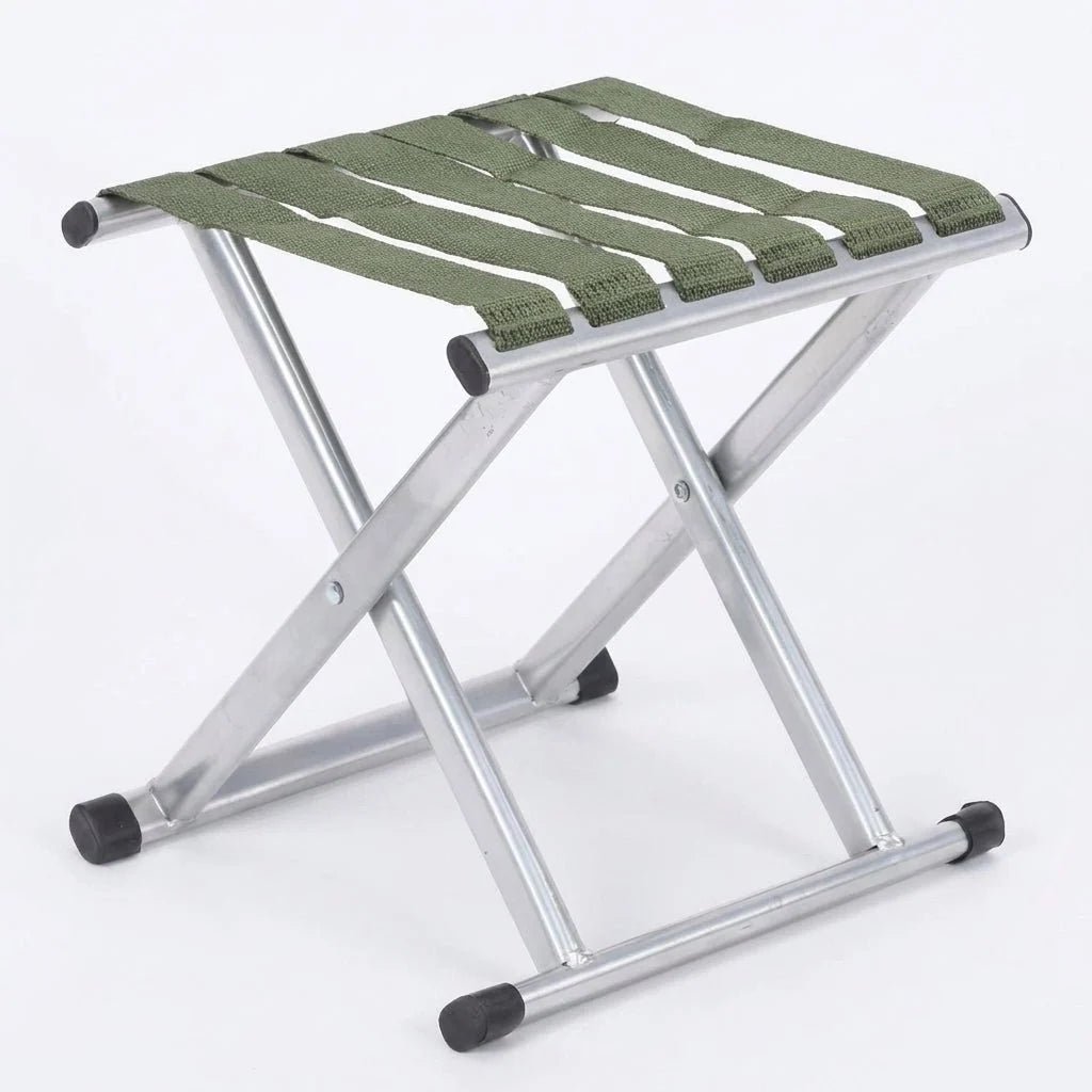 Folding Camping Stool – Portable Iron Frame with Oxford Fabric, Supports 300 kg - We are MFEO