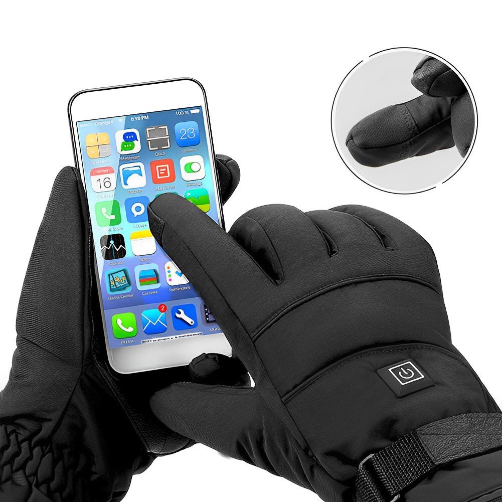 Heated Gloves for Winter – Adjustable Heat, Water-Resistant - We are MFEO
