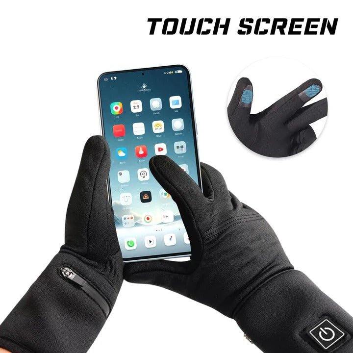 Heated Gloves for Winter – Touchscreen Compatible with Adjustable Heat Settings - We are MFEO