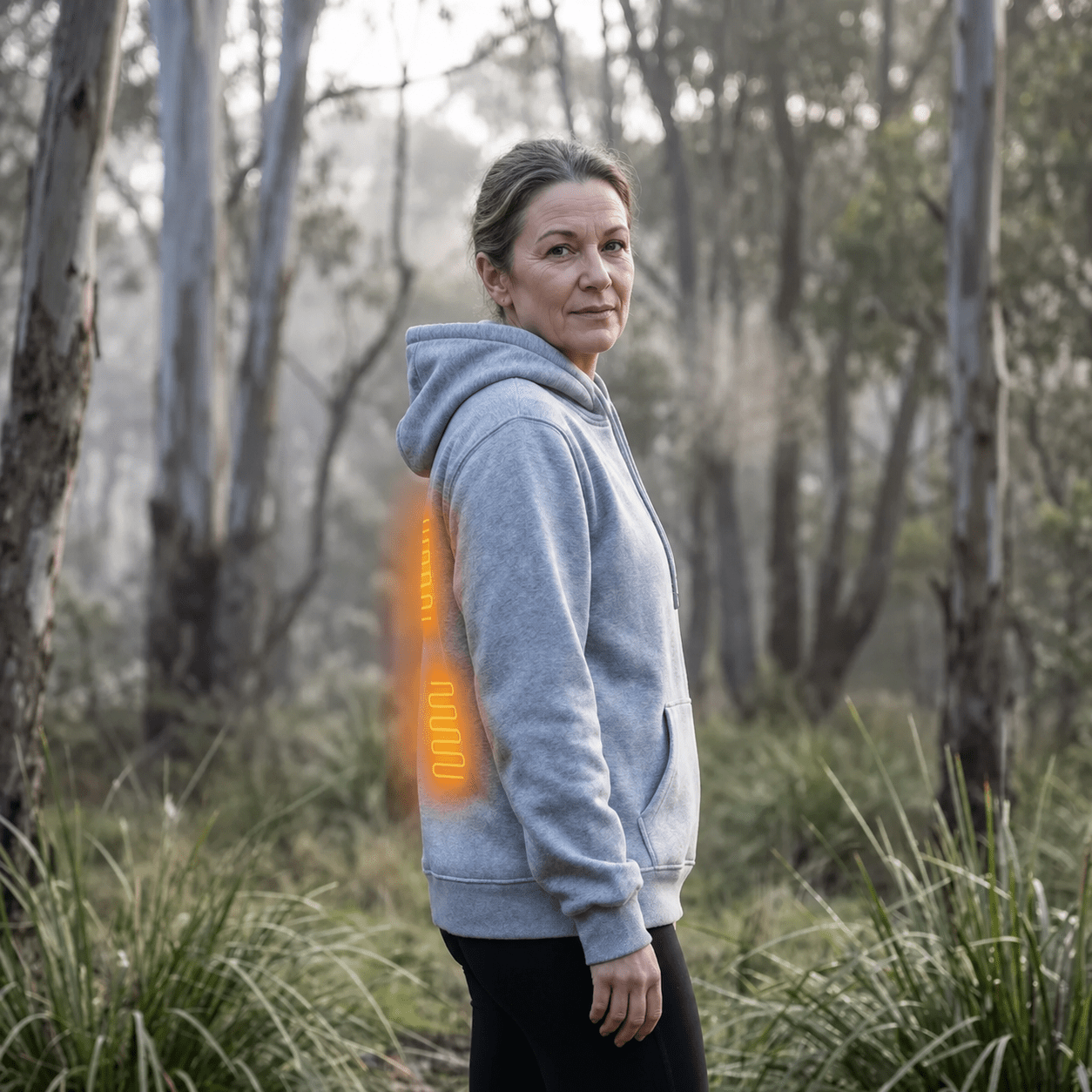 Heated Hoodie for Women – Zip-Up Sweatshirt with Kangaroo Pocket for Winter Warmth - We are MFEO