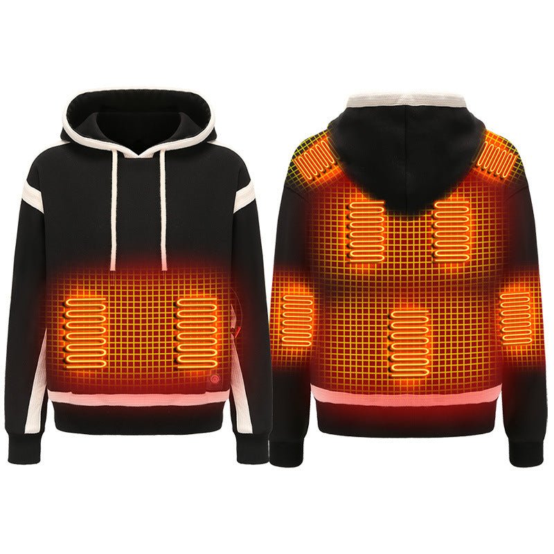 Heated Jacket for Women – USB Powered Pullover with Hood for Cold Weather - We are MFEO