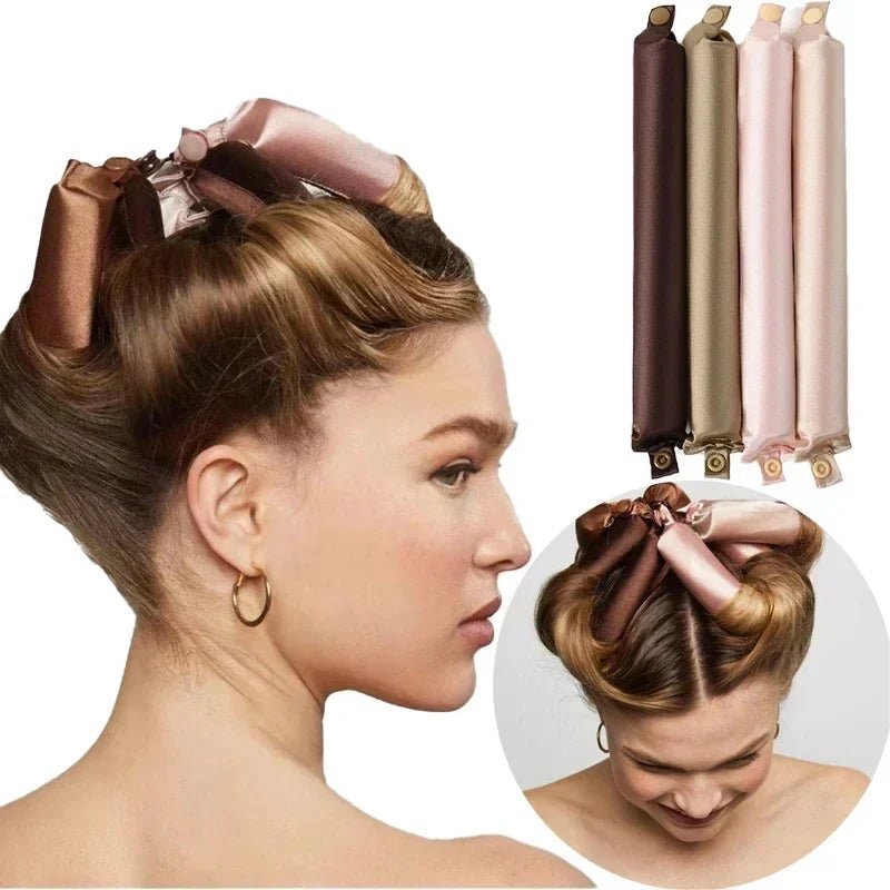 Heatless Hair Curler Headband – Damage-Free Curls for All Hair Types, Vegan Satin Design - We are MFEO