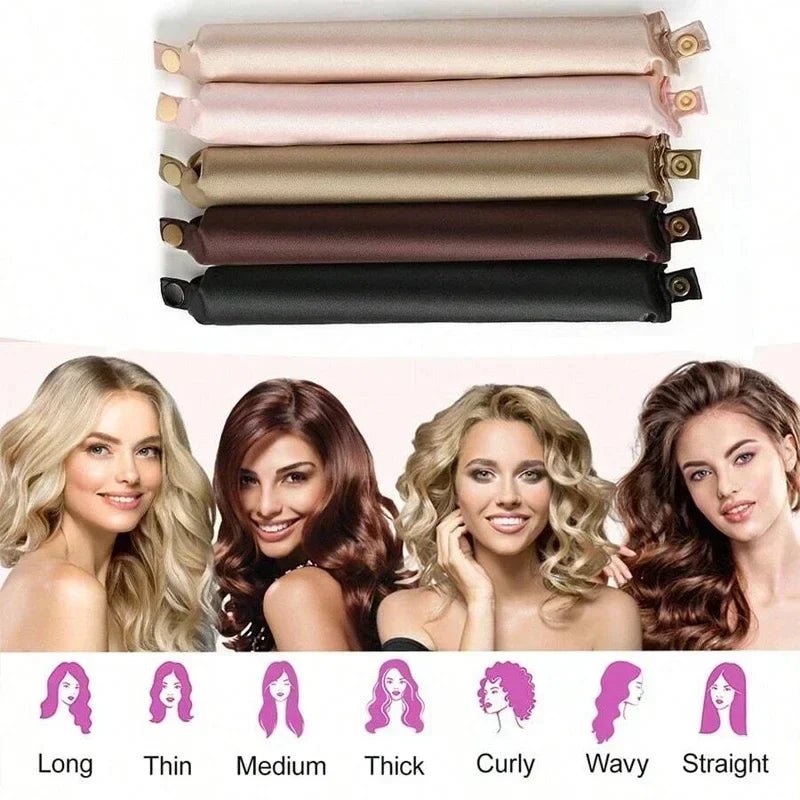 Heatless Hair Curler Headband – Damage-Free Curls for All Hair Types, Vegan Satin Design - We are MFEO