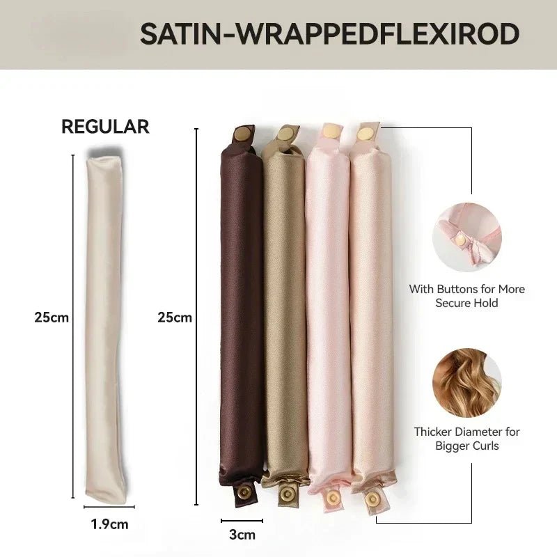 Heatless Hair Curler Headband – Damage-Free Curls for All Hair Types, Vegan Satin Design - We are MFEO