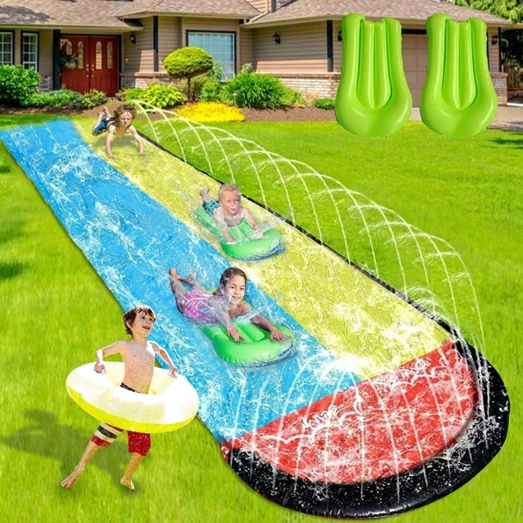 Inflatable Water Slide for Backyard Fun – Durable PVC, 480 x 140 cm, Slip and Slide for Kids - We are MFEO