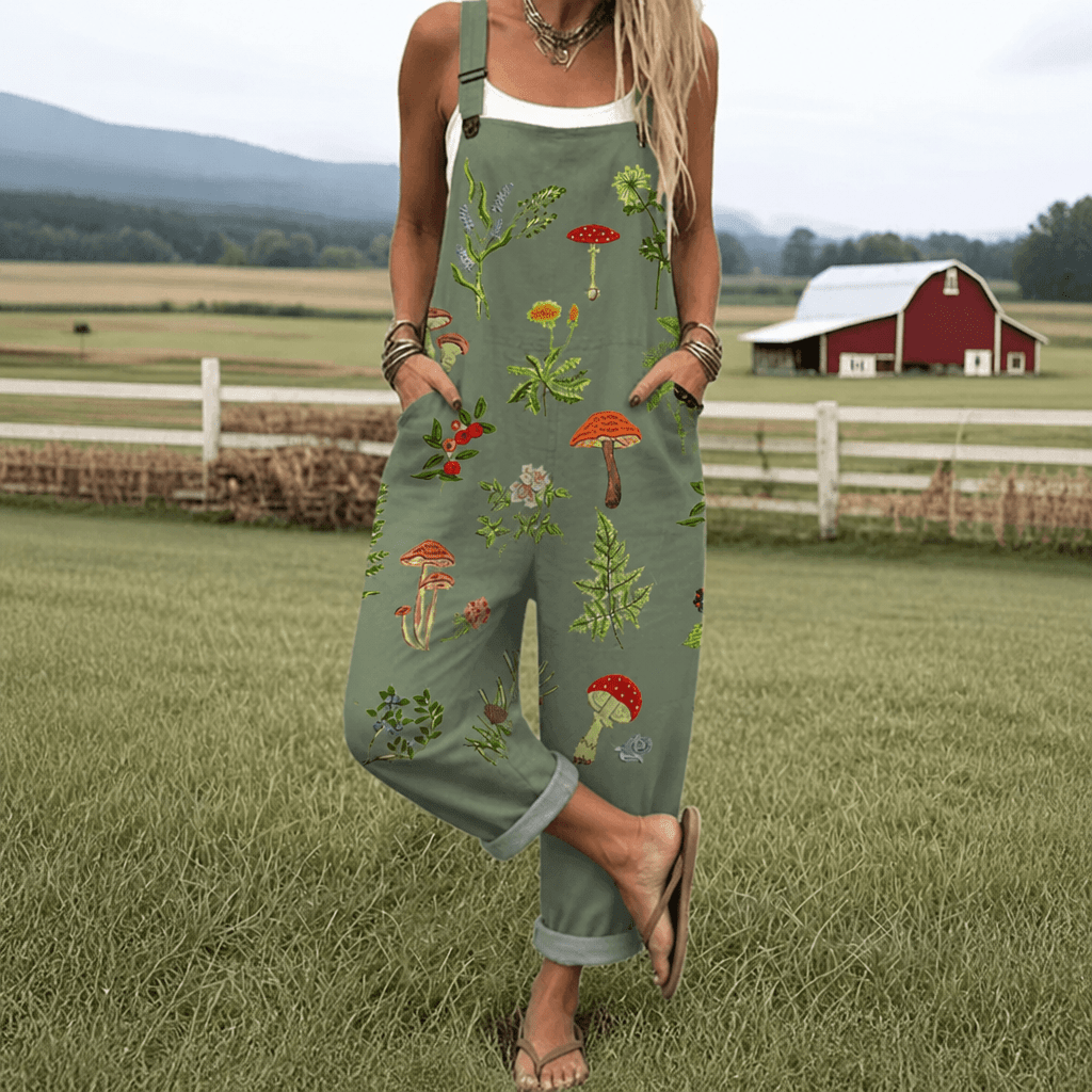 Jumpsuit with Floral Embroidery – Tailored Fit - We are MFEO