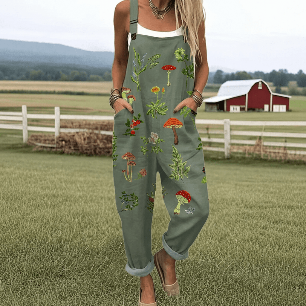 Jumpsuit with Floral Embroidery – Tailored Fit - We are MFEO